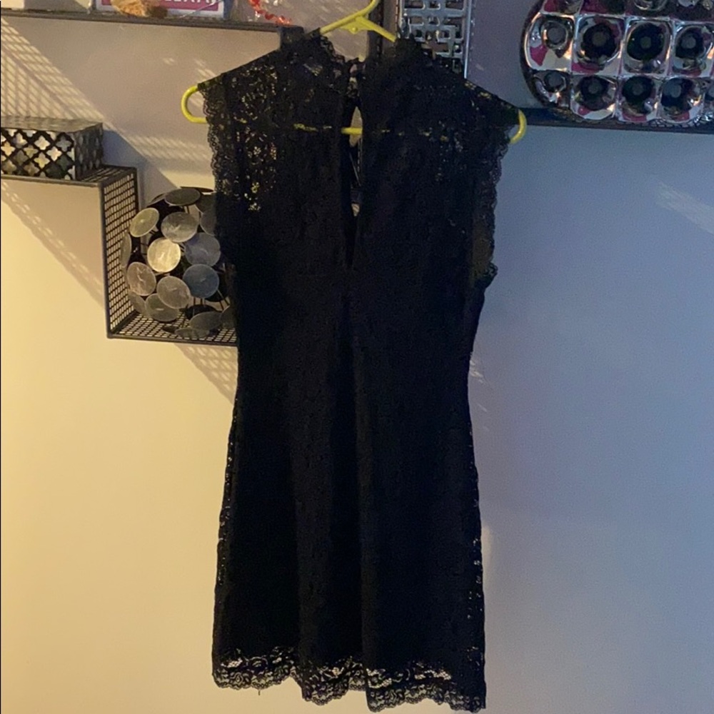 BEBE black lace dress